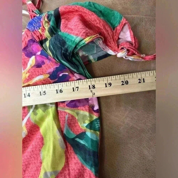 Munny Floral Dress Flowy Womens Size 40 Small Flaw - Picture 9 of 11